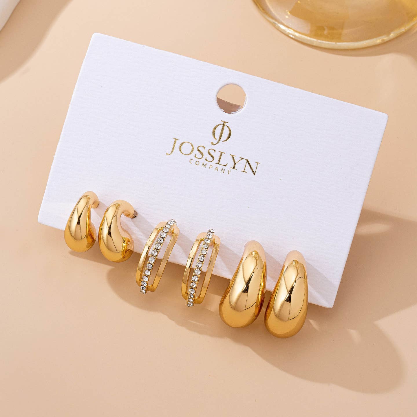 Chunky Hoop Trio Earring Set