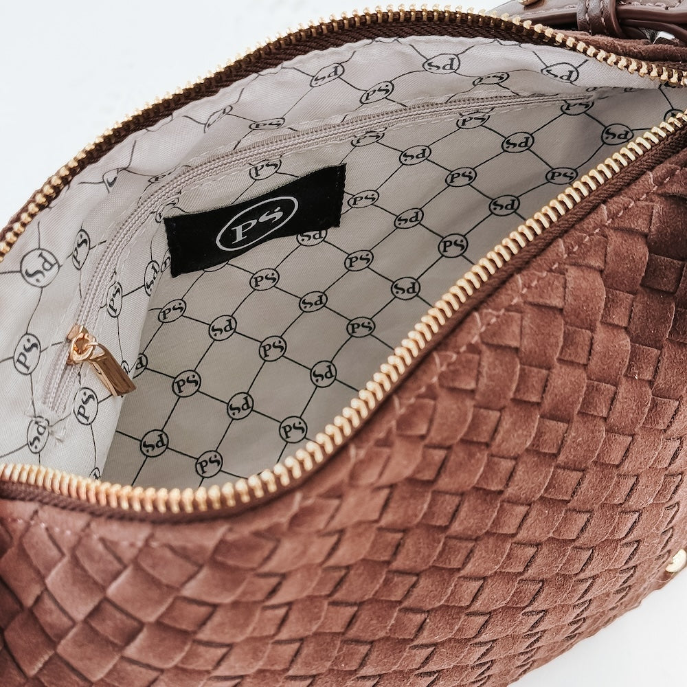 Harper Suede Shoulder Bag