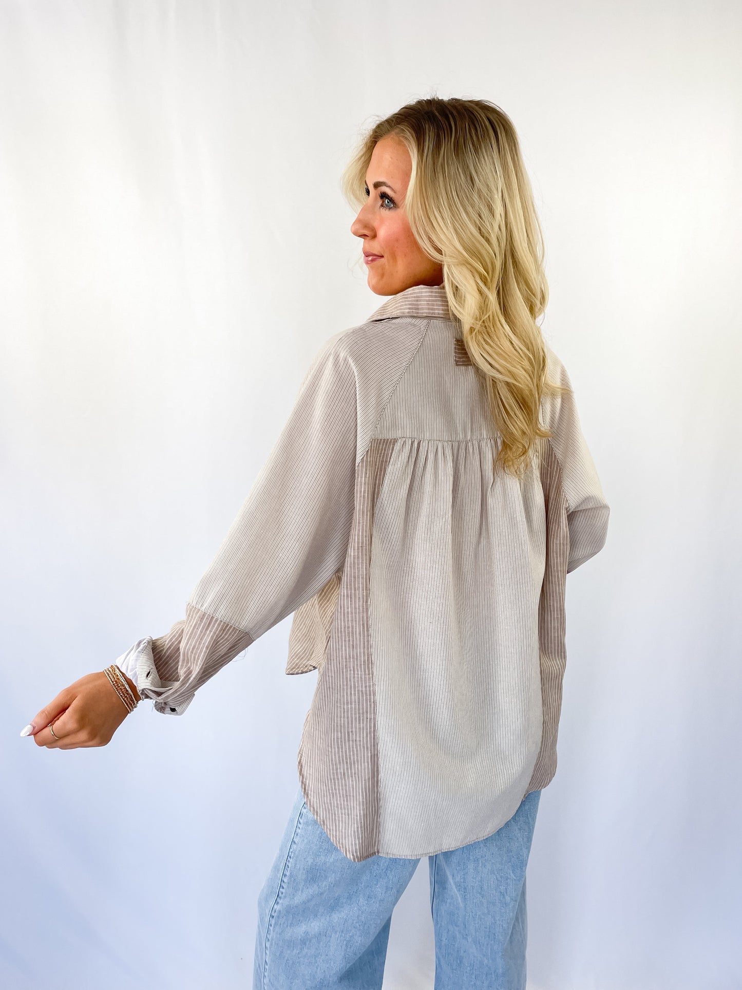 Amelia Button Down