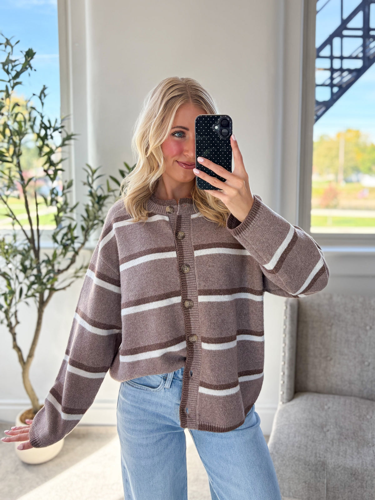 Auggie Stripe Button Down