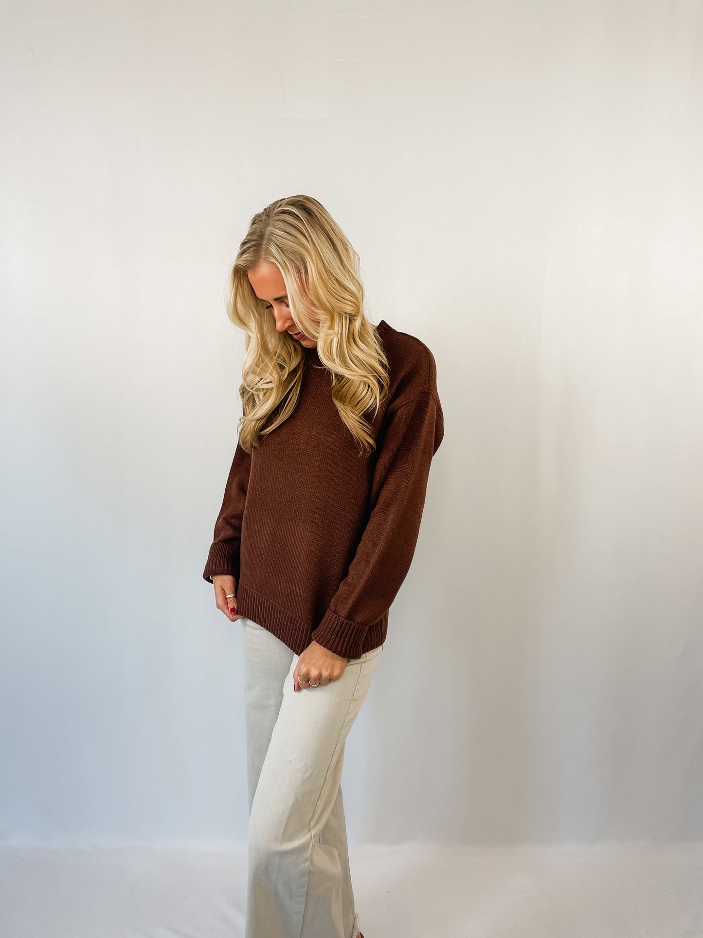 Chestnut Crewneck Sweater