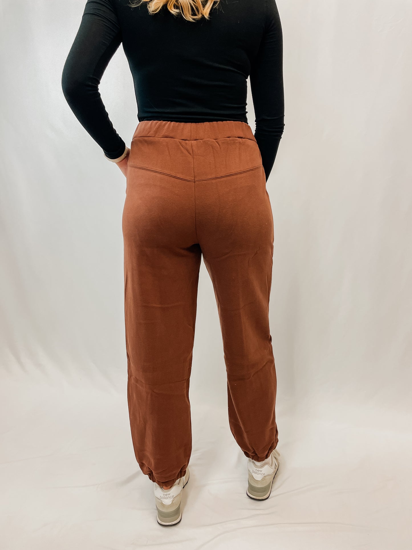 Chestnut Seam Detail Joggers