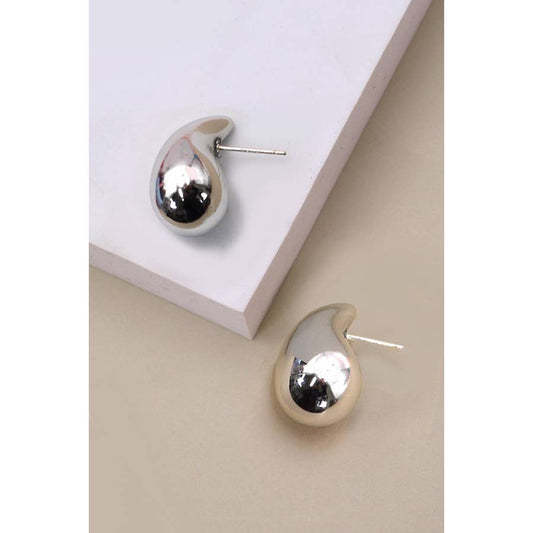 Gold Teardrop Earring