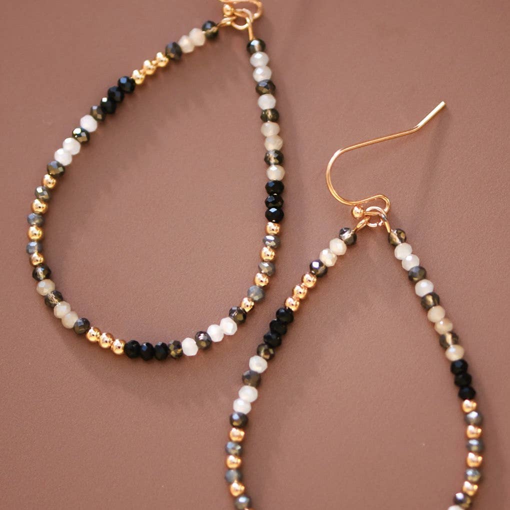 Mixed Bead Crystal Earrings