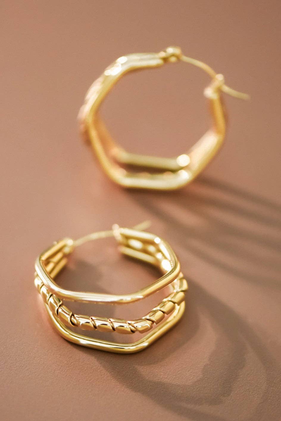 Triple Hoop Earrings