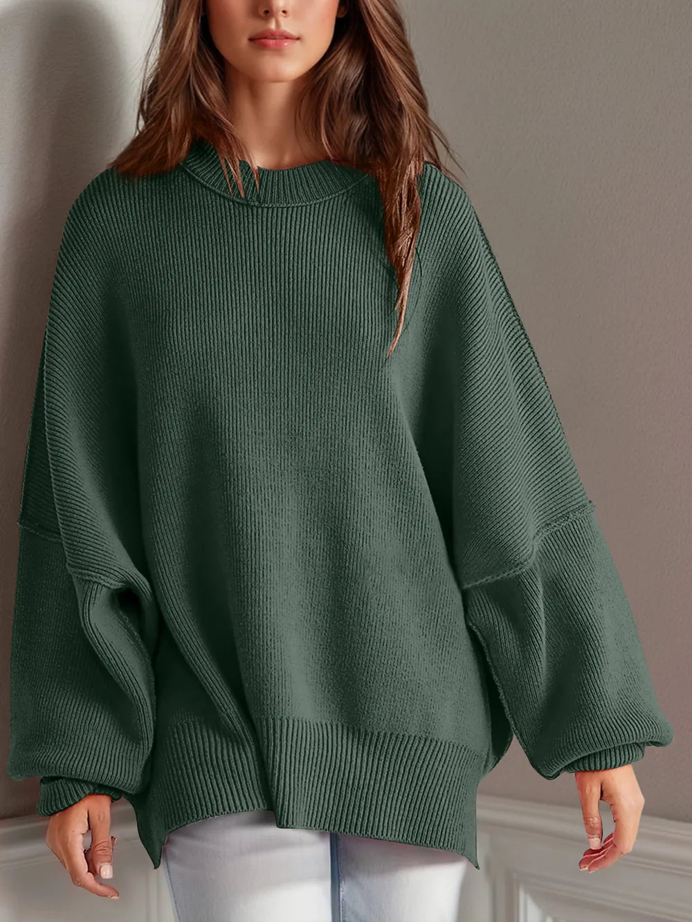 Moss Oversize Sweater