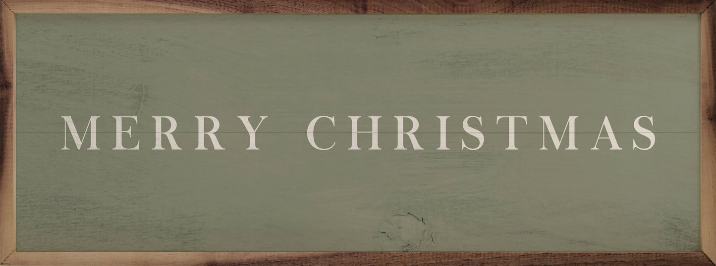 Merry Christmas Type Sign