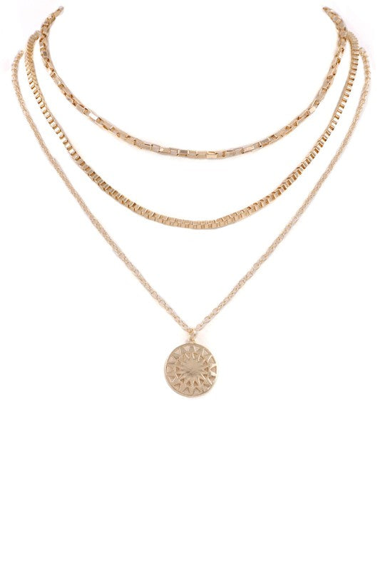 Gold 3 Layer Necklace