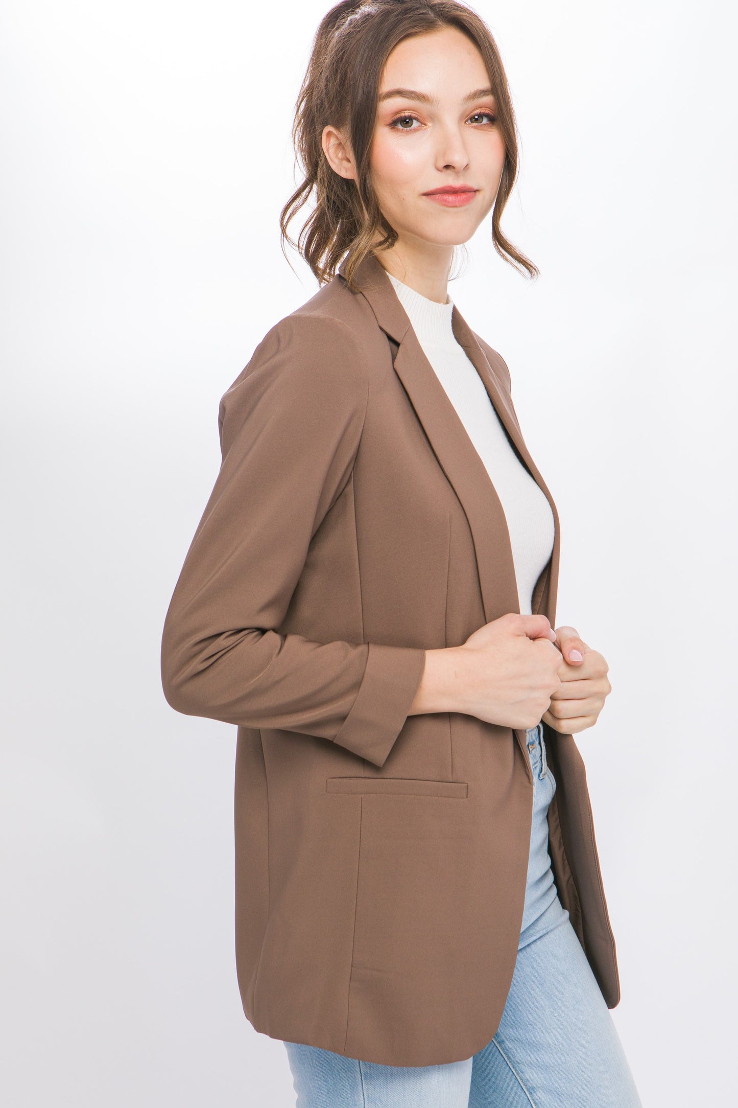 Truffle Vertigo Blazer