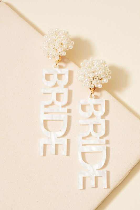 Bride Pearl Earrings