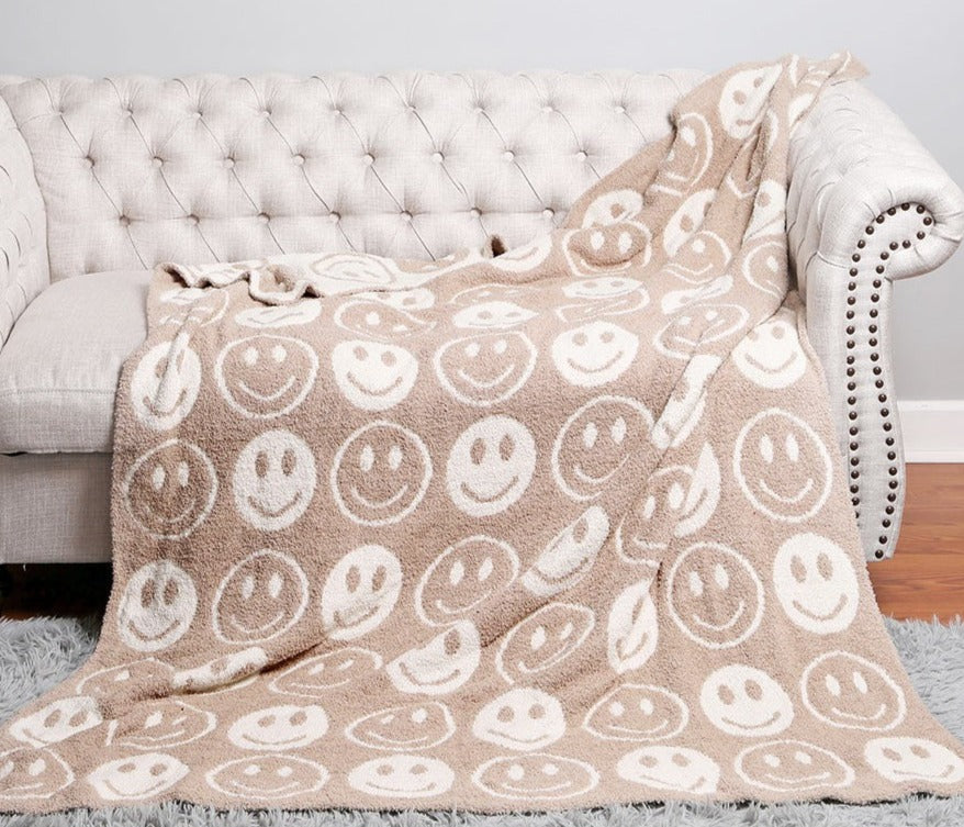 Smile Reversible Blanket