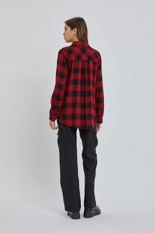 Red Plaid Classic Flannel