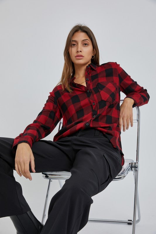 Red Plaid Classic Flannel