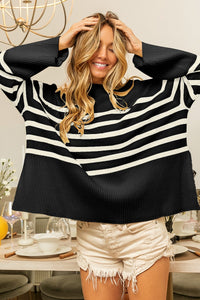 Black Stripe Sweater