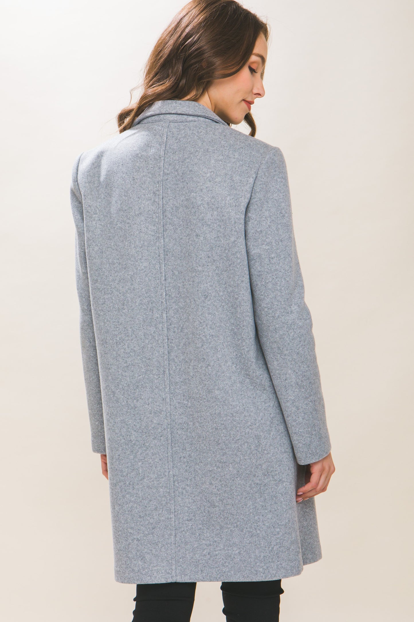 Grey Fleece Coat