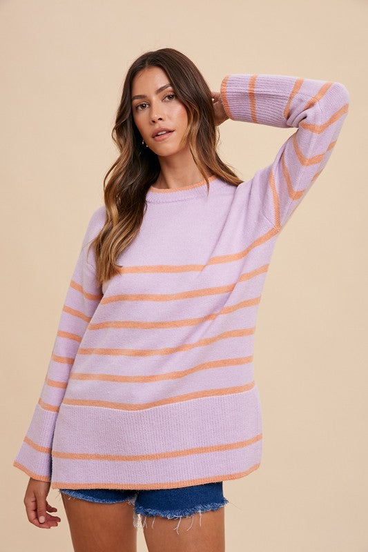 Lilac Melon Sweater