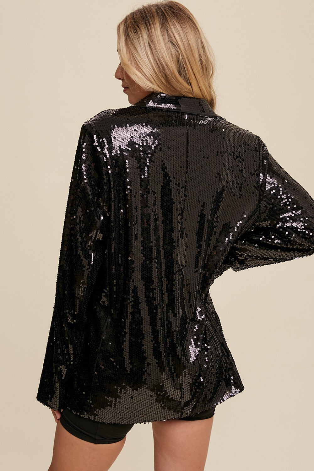 Oversized Sequin Blazer