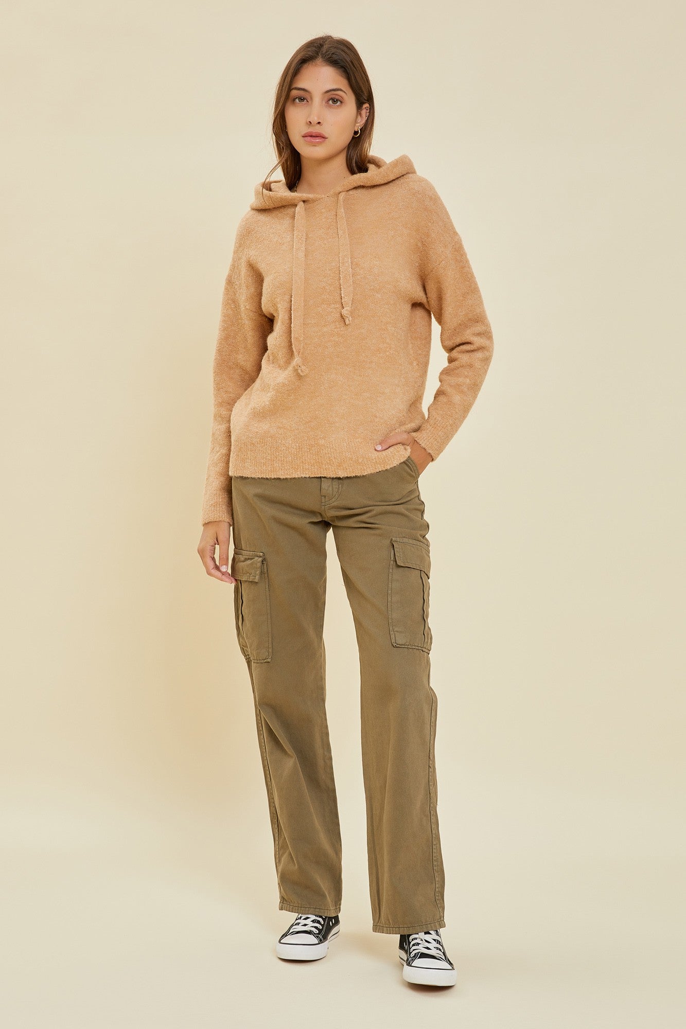 Camel Pullover Sweater