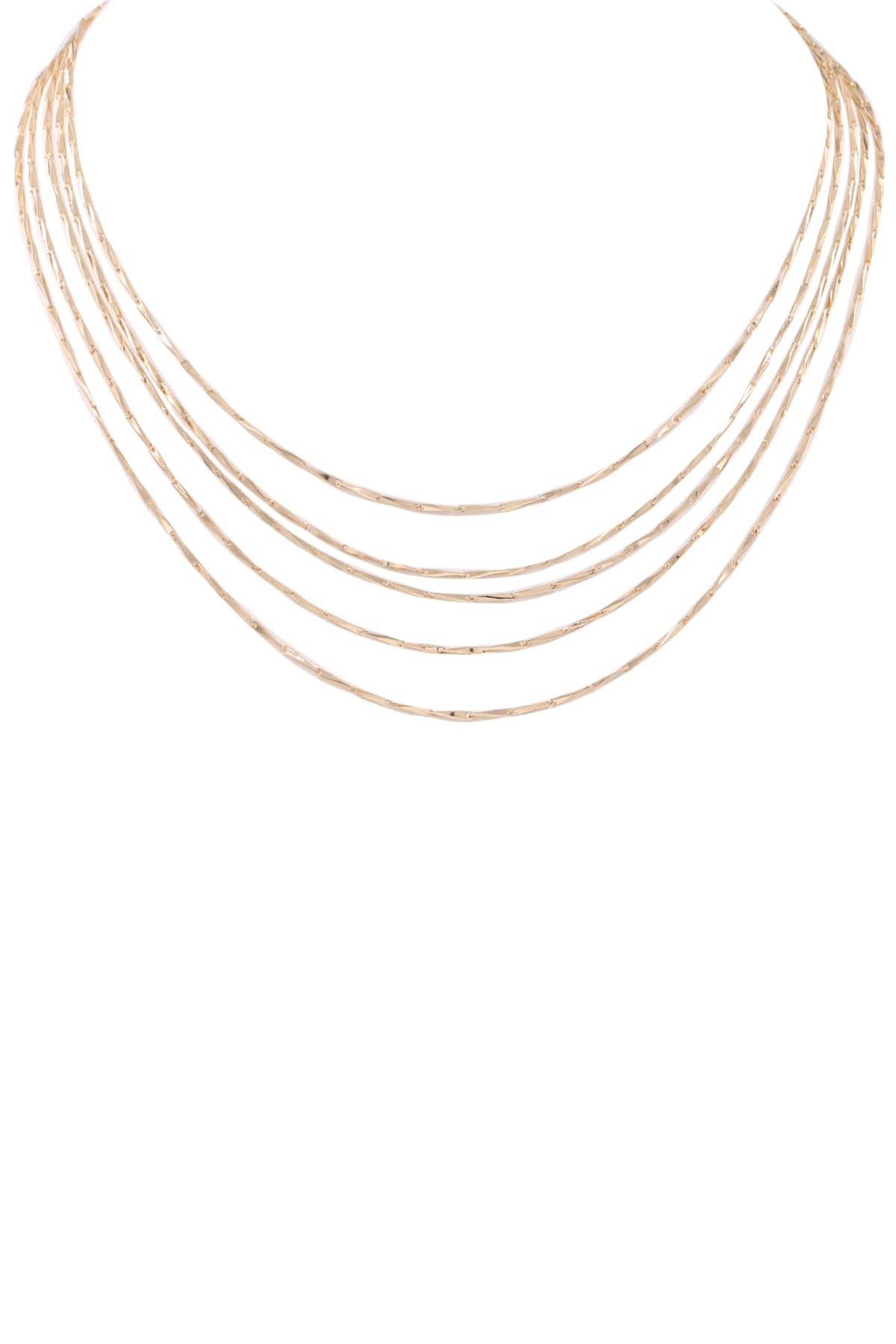 Gold Chain Layer Necklace