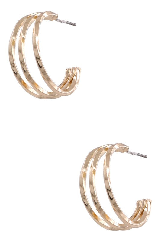 Gold Layer Hoops