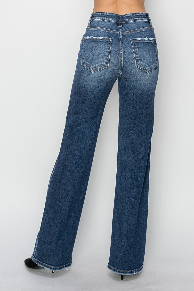 High Rise Straight Leg Denim