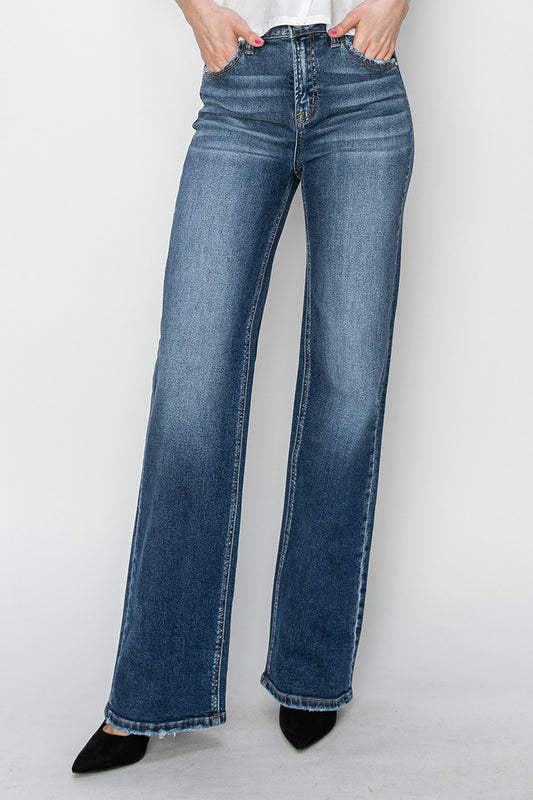 High Rise Straight Leg Denim