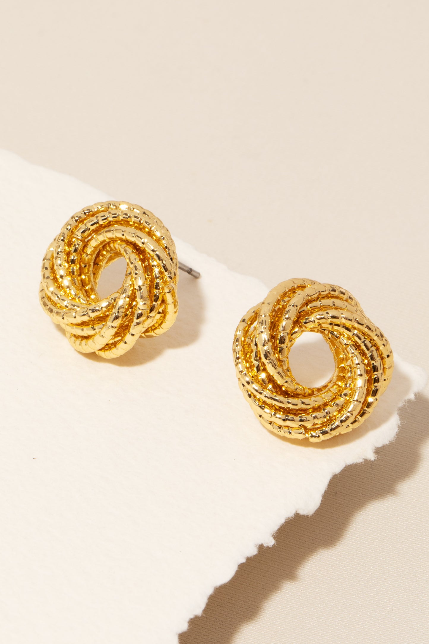 Layered Twist Studs