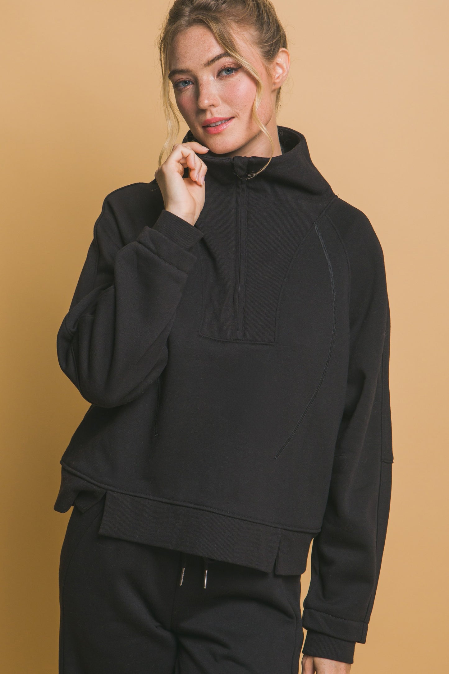 Black Scuba Sweatshirt