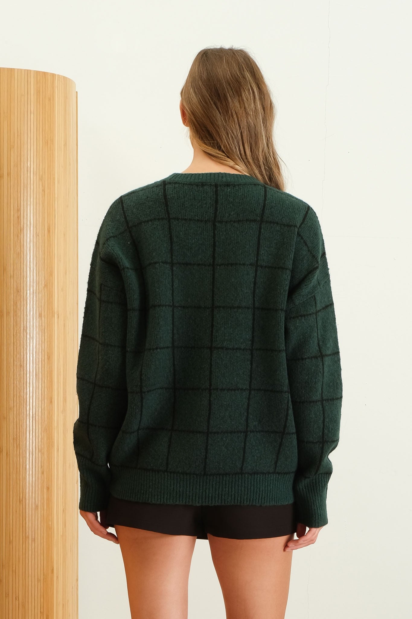 Hunter Grid Sweater