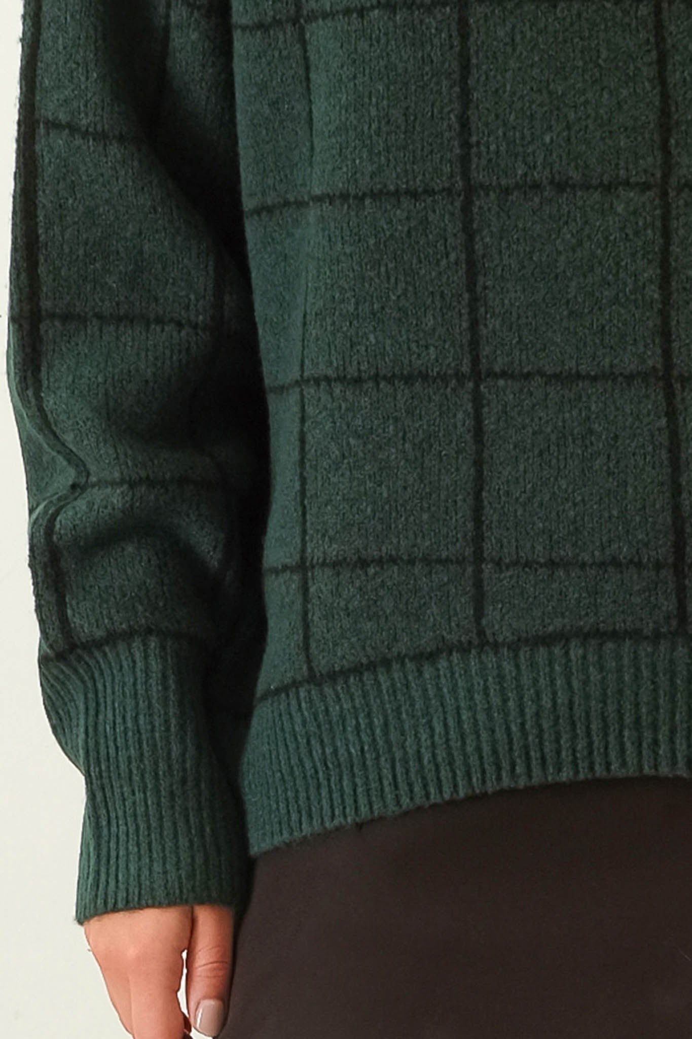 Hunter Grid Sweater