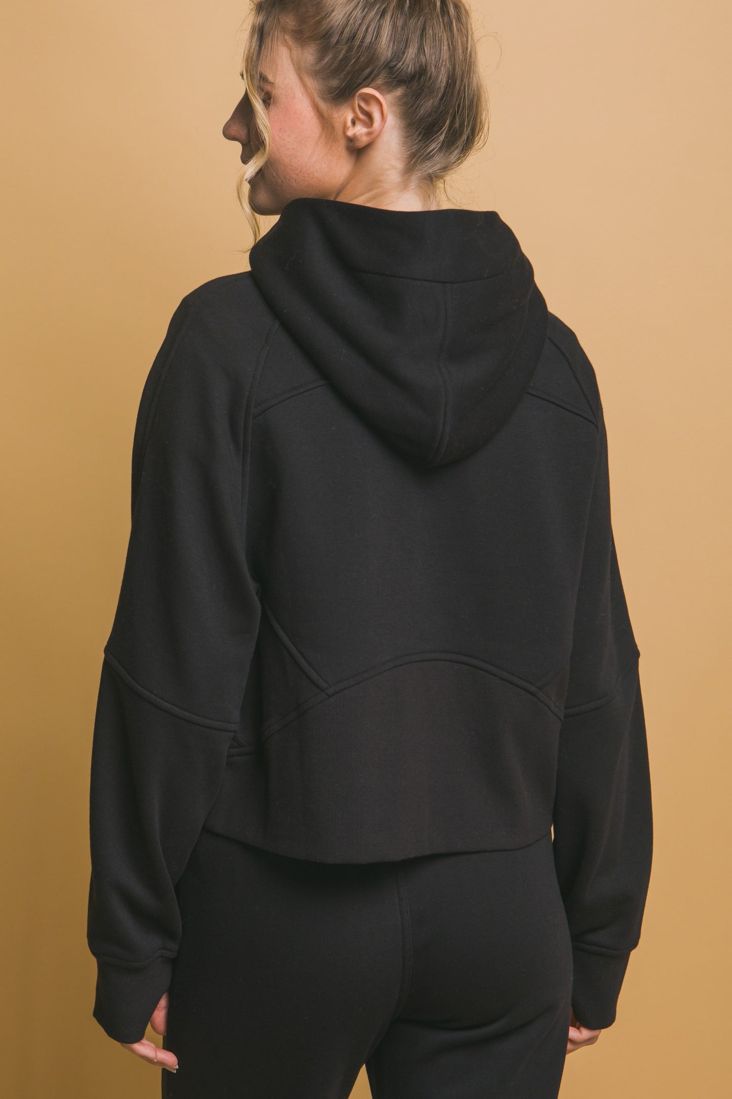 Black Full Zip Hoodie