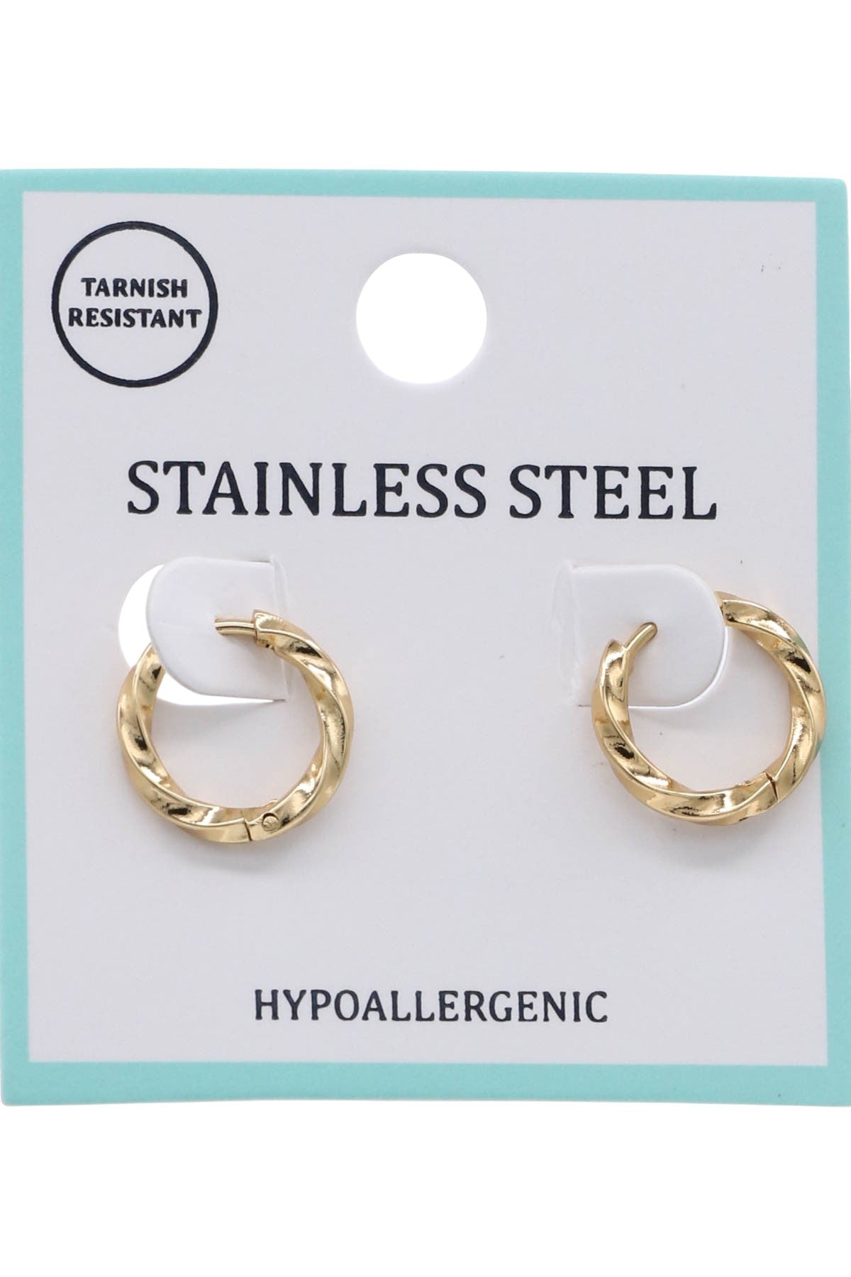 Stainless Steel Twisted Huggies