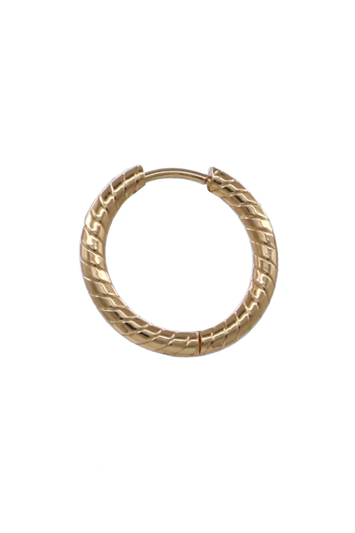 Textured Stainless Steel Hoop