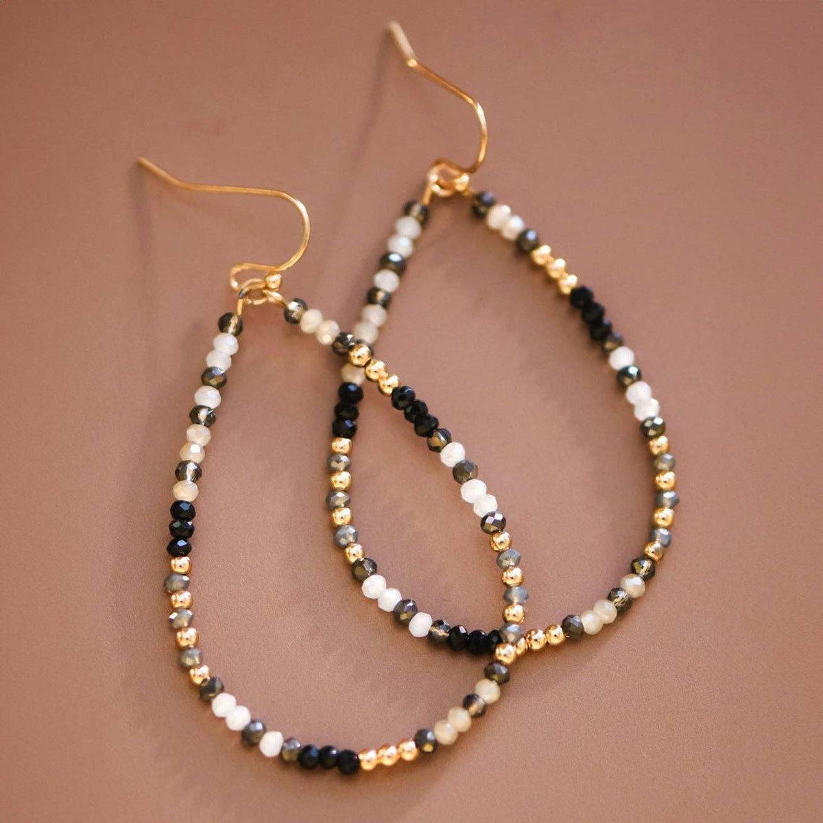 Mixed Bead Crystal Earrings
