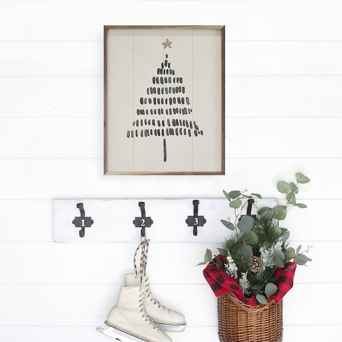 Modern Christmas Tree Sign