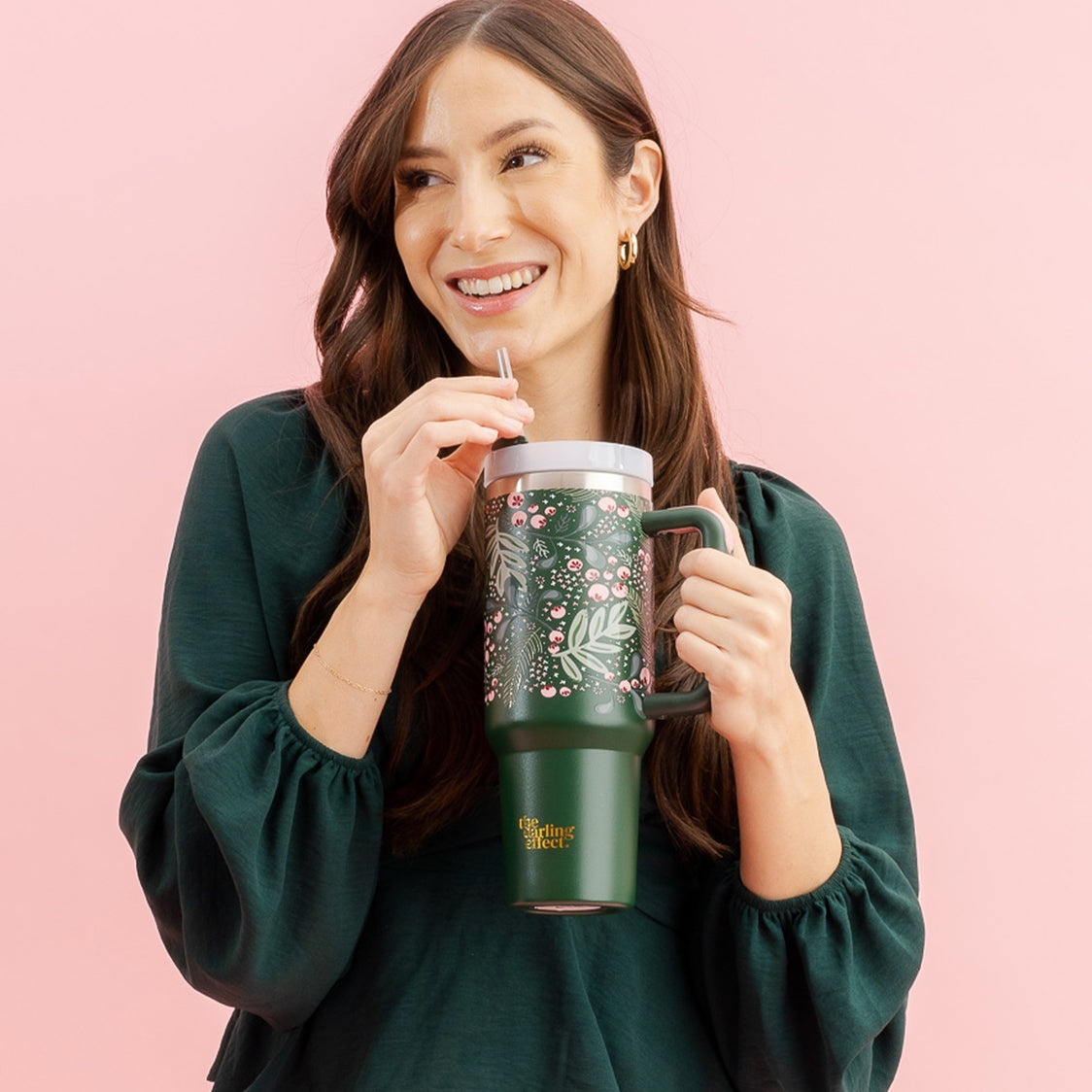 Jolly Sprig Green Tumbler - 40 ounce