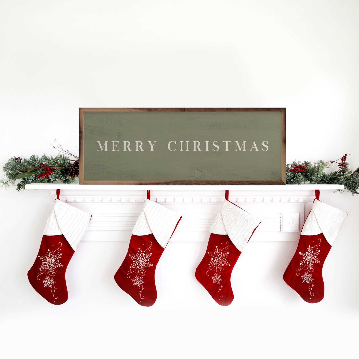 Merry Christmas Type Sign