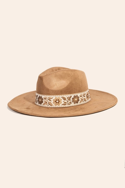 Flower Ribbon Fedora