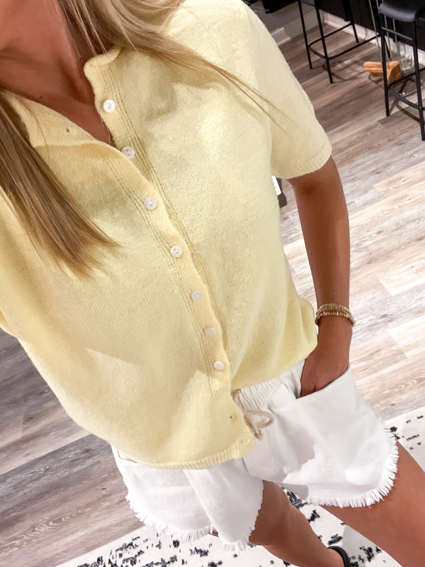 Butter Short Sleeve Essential Button Down