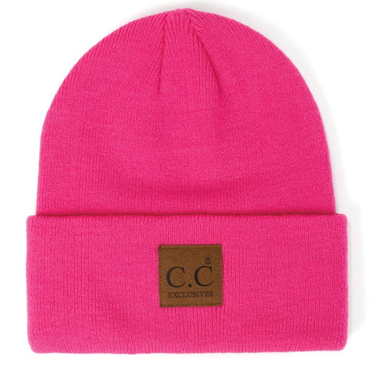 Fushia CC Beanie Hat