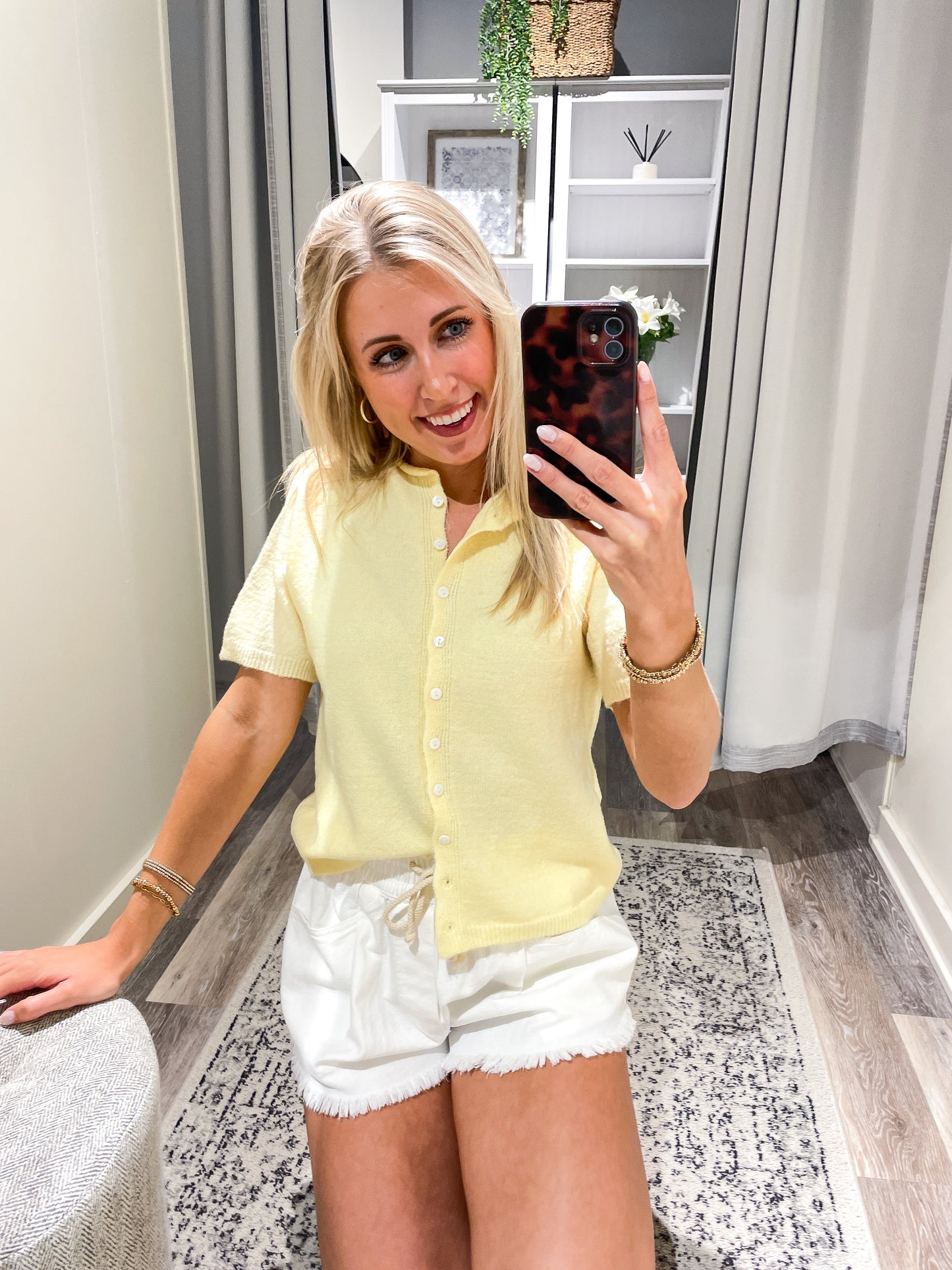 Butter Short Sleeve Essential Button Down