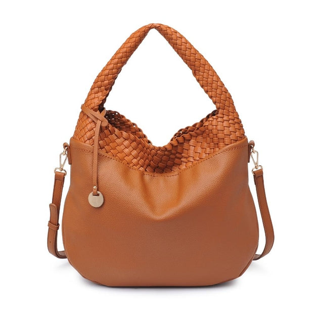 Maddie Woven Hobo Bag