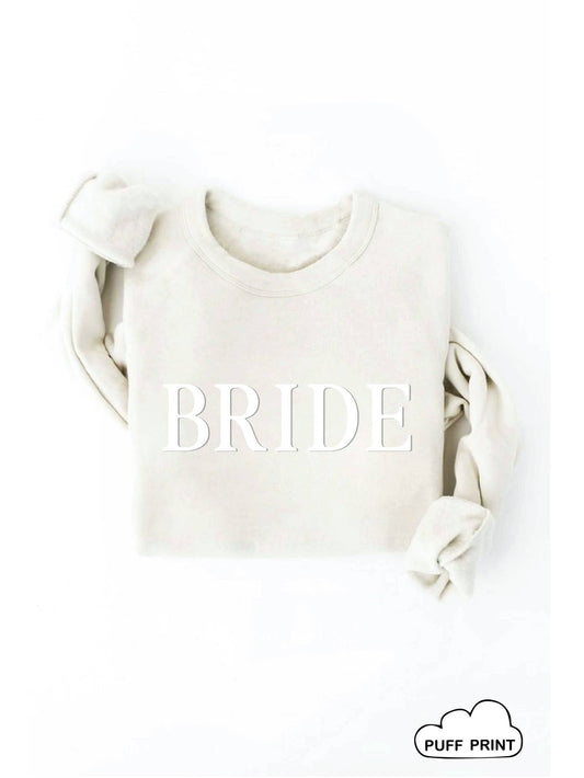 Bride Puff Print Sweatshirt