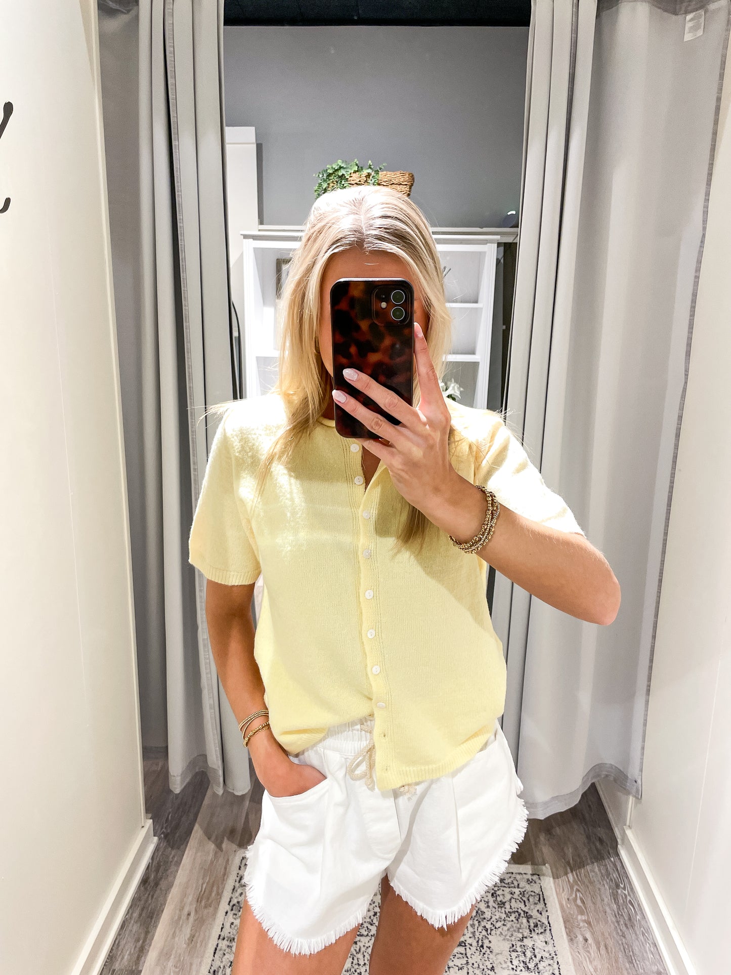 Butter Short Sleeve Essential Button Down