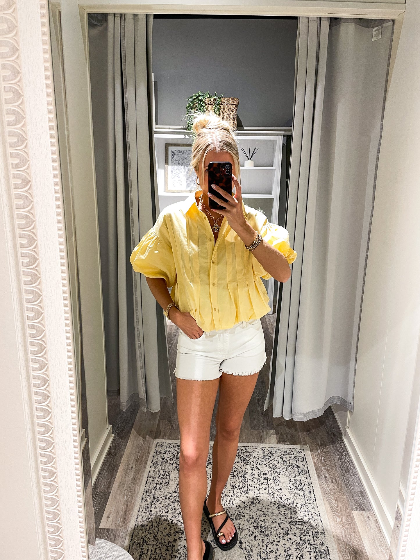 Banana Cream Bubble Top