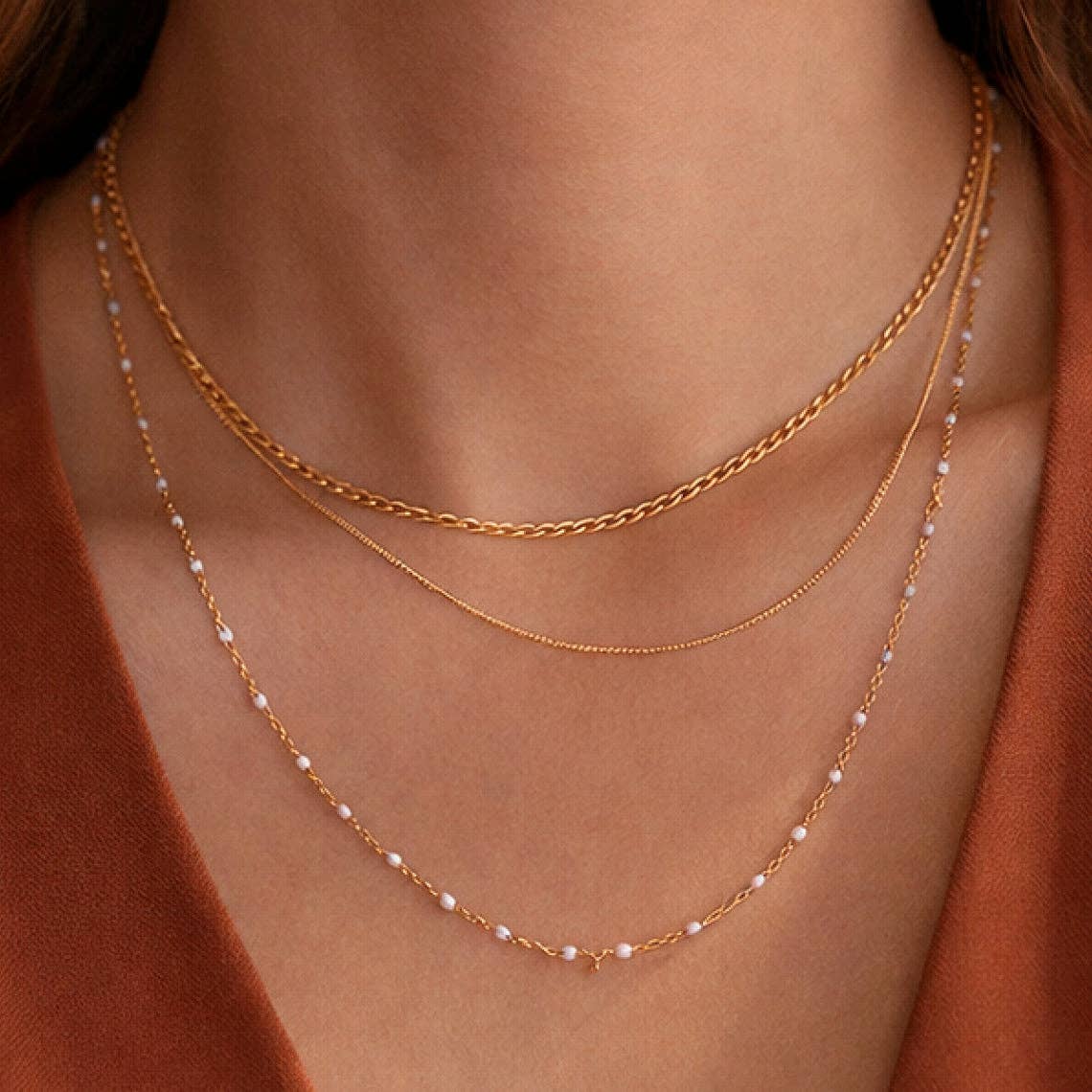 Simple Gold Necklace