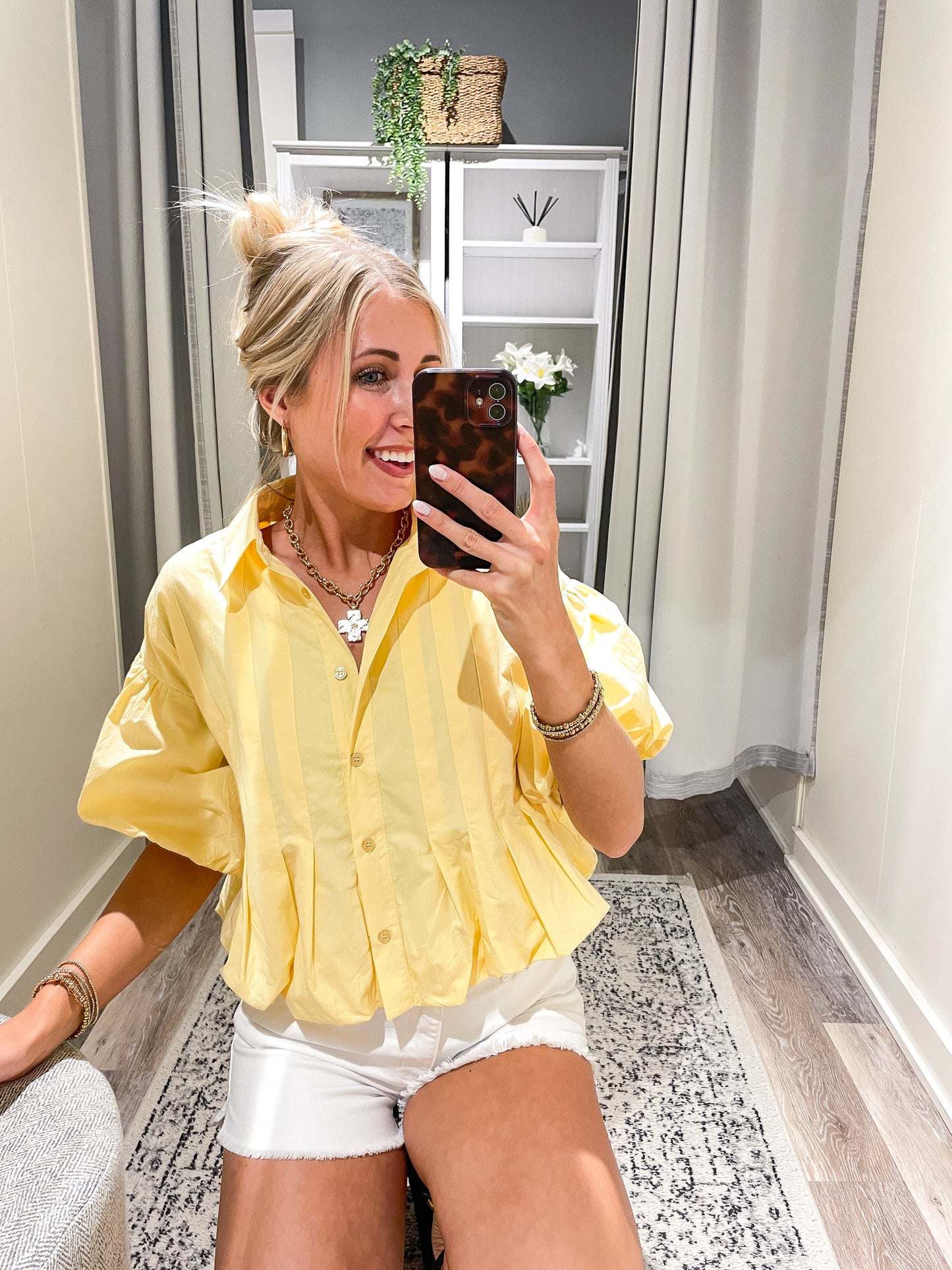 Banana Cream Bubble Top