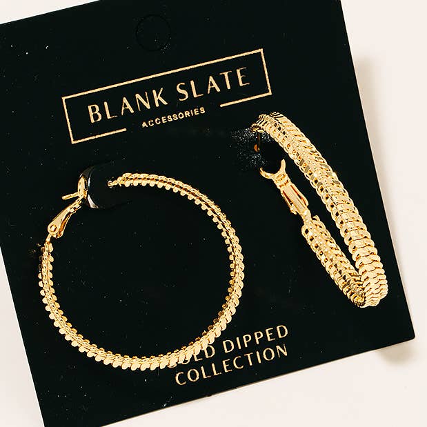 Gold Dipped Hoops