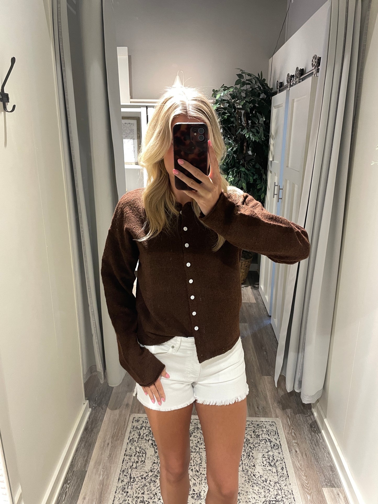 Espresso Essential Button Down