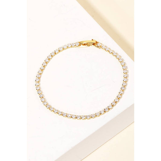 Gold Chain Clasp Bracelet